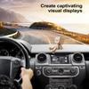 Car Ornaments For Dashboard Shaking Feet Wooden Doll With Magnetic Base 12 Changeable Expression Cute Accessories Auto Interior