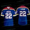 Fuori Sede Briar University Maglia Graham 44 22 DI LAURENTIS 66 Tucker46 T-shirt Scollo a V Manica Corta Maglia da Hockey Genitore-Figlio