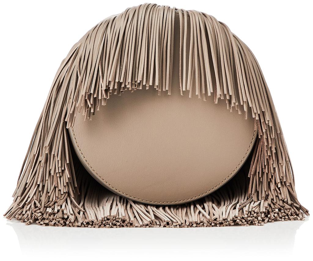 Davidson Fringe Carnival M Shoulder Bag Warm Taupe J&M LMDC-1XX-SCNP Women's [Used]