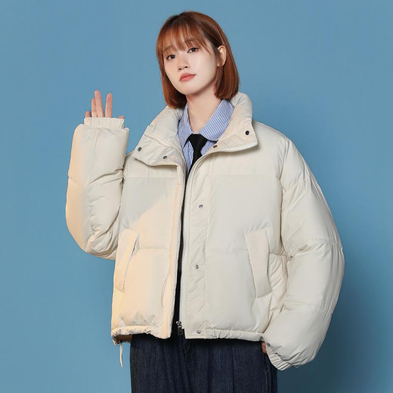 Winter down cotton jacket women's 2025 new versatile design bread jacket ins thickened jacket trend