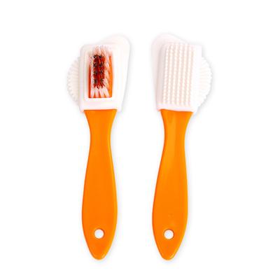 Shoes Cleaning Soft Plastic 3 Sides Shoes Brush S Shape Boots Nubuck Suede Nice