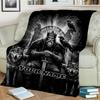 1PC Custom Name Throne Majesty" blanket versatile,all-season throw suitable for the living room,bedroom,camping,travel,and gift
