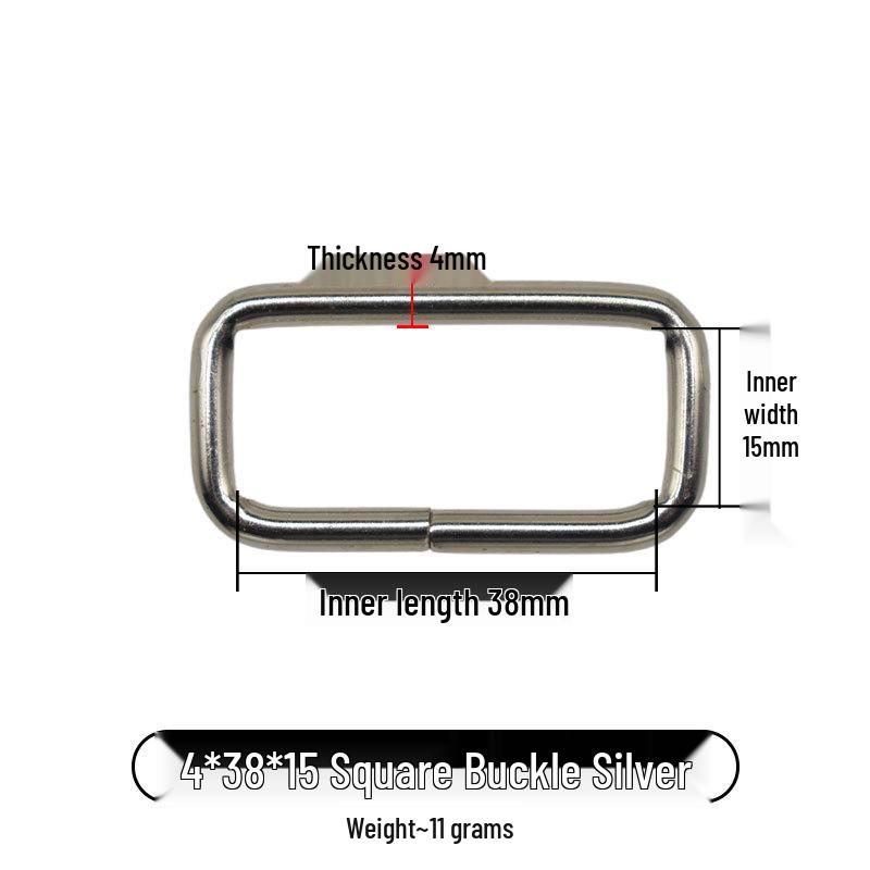 Iron Metal Square Buckles for Luggage Hardware Accessories