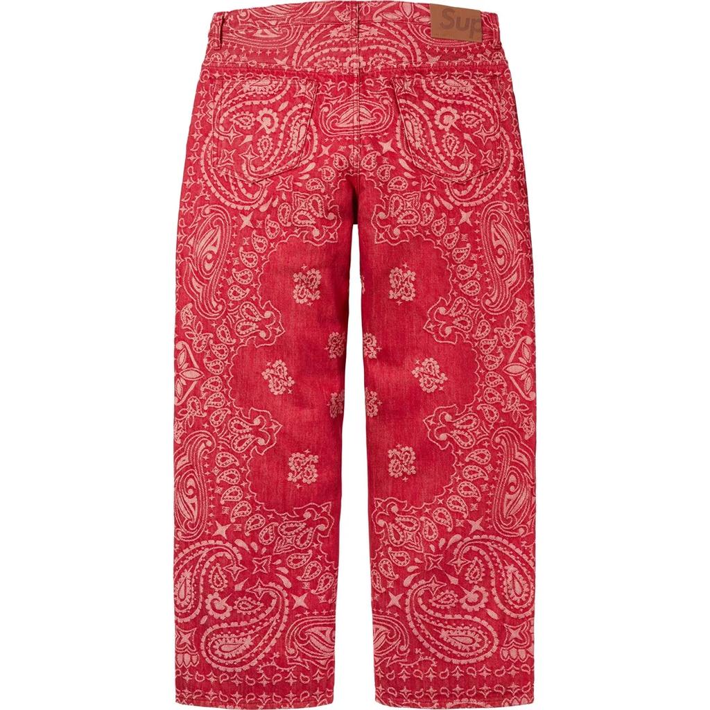 Supreme Bandana Jacquard Baggy Jean SUP-SS25-058