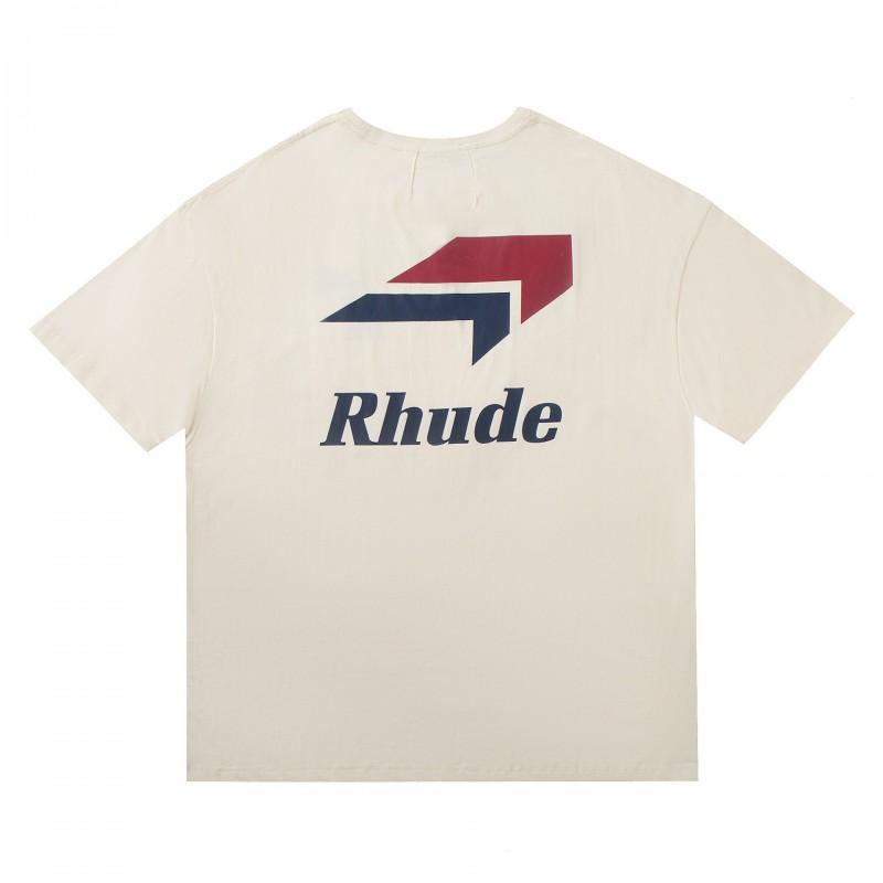 High Street Vintage T-Shirt Couples Loose Fit Crew Neck Short Sleeve Letter Print Casual Top
