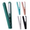 Alisador de cabelo USB portátil, aquecimento rápido, modelador de cachos elétrico, franjas de cabelo liso, mini modelador de cachos, ferramenta de viagem para mulheres