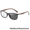 Pochromic Multifocal Reading Glasses Anti Blue Light Far Sight Glasses Business High-definition Presbyopia Eyewear +1.0 ~+4.0
