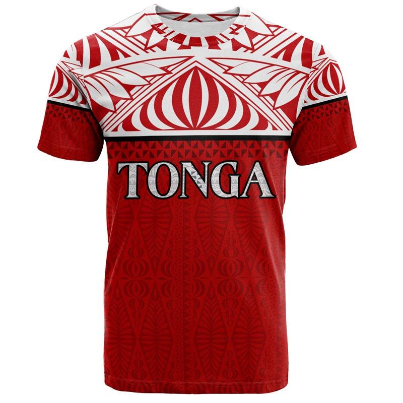 Summer Harajuku 3D Printing The Kingdom Of Tonga T Shirt Oceania Tonga National Day Graphic