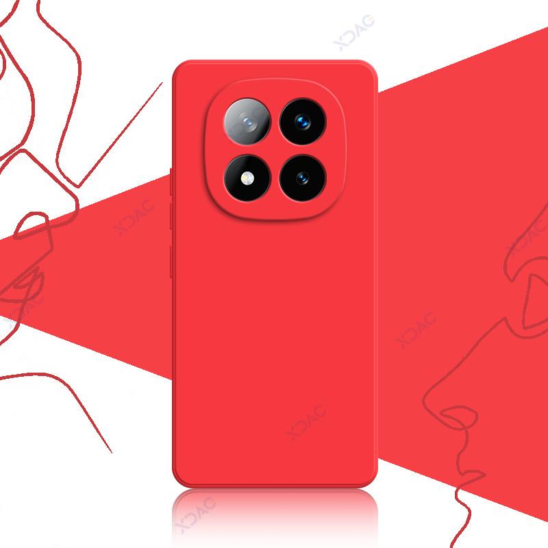 Phone Cases for Redmi Note 14 Pro Plus 5G Soft Square Liquid Silicone Back Cover RedmiNote14ProPlus Anti-fall Coque Bag