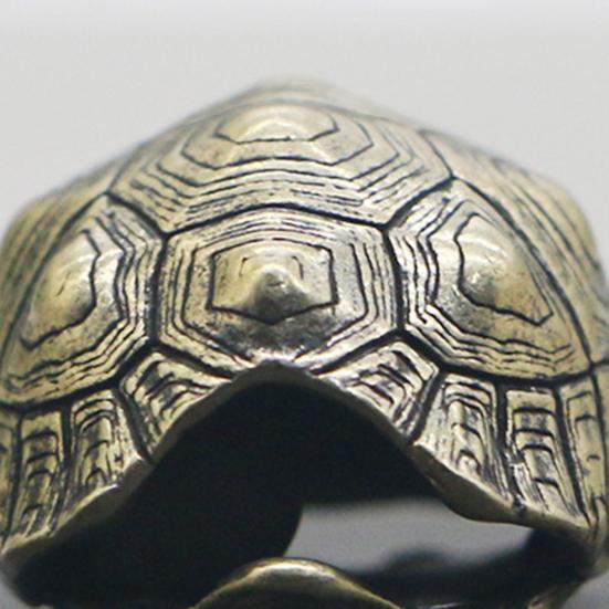 Fine Symbol Bell Pendant Hand-crafted Copper Vintage Style Tortoise Shell Bell Sign for Home