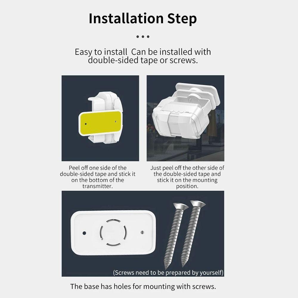 Infrared Induction Wireless Door Bell Chime Anti-theft Door Greeter Sensor  Alarm  Welcome Device