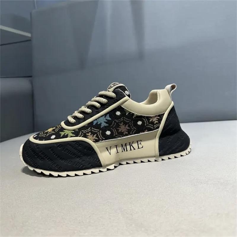 

Trendy Men Handsome Platform Sneakers Cross-border Large Size 39-47 Spring Internal Increased Leather Casual Shoes Running Shoes 39 чёрный