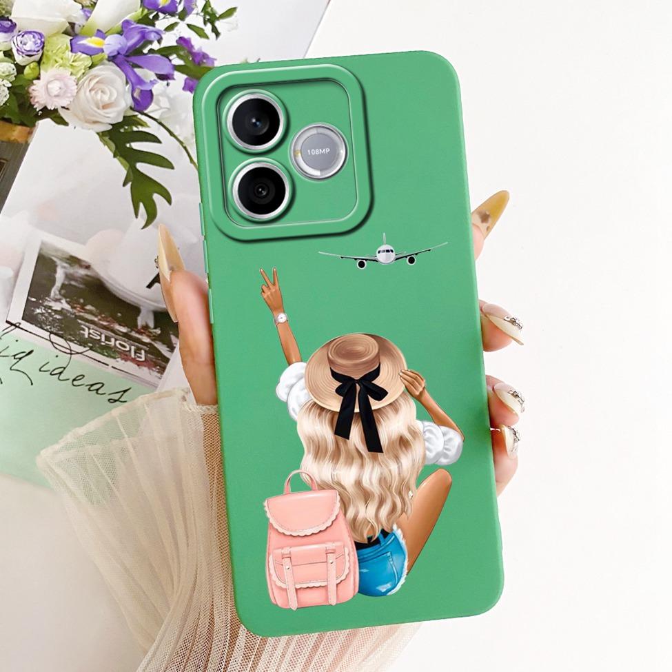 For Honor 600 Lite 5G Casing Cover Silicone Luxury Fashion Kawaii Cute Painted Shockproof Phone Case For Honor LNA-NX1