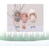 Soft Plush Angel Doll Ornament Designed for Christmas For Tree Hanging Featuring Sitting Pose and Seasonal Charm