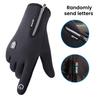 Waterproof Thermal Gloves Windproof Cycling Gloves Fleece Lined Touch Screen Gloves with Non-Slip Palm for Men Women Skiing Driving Hiking