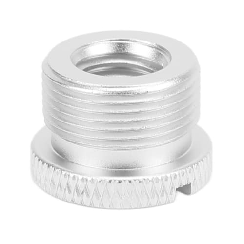 Microphone Stand Extensions, 2-Piece Microphone Stand Extension Tube with Metal Microphone Stand Adapter for Desk and Arm Stands, 5/8" Female To 5/8