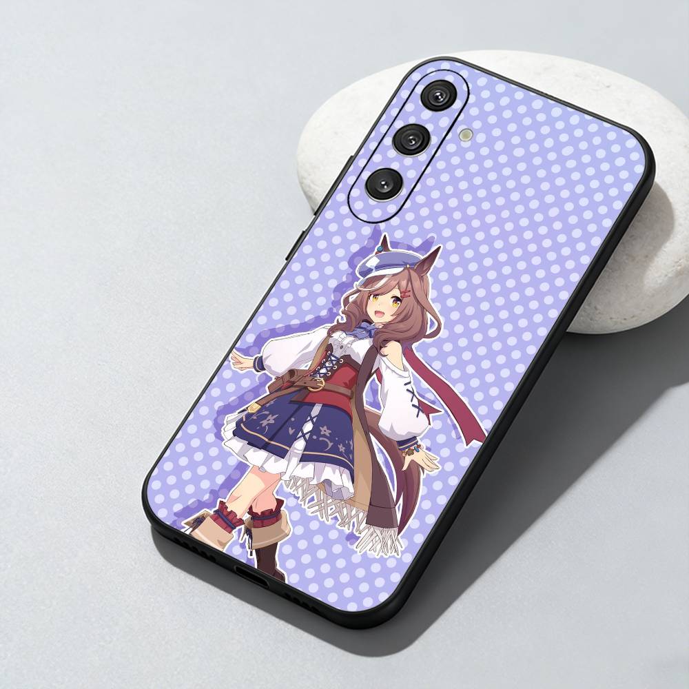 

U-Uma-Musume P-Pretty D-Derby Phone Case For Samsung Galaxy A73,A72,A71,A70,A52,A51 Others Soft Black Cover Samsung a11