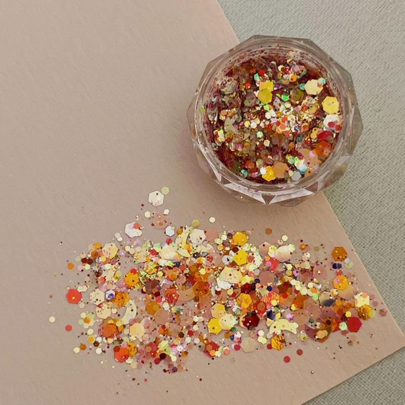 Séquins Colorés pour Ongles Multi-styles Fragments Super Scintillants Poudre pour Ongles Décorations pour la Création d'Ornements de Manucure DIY