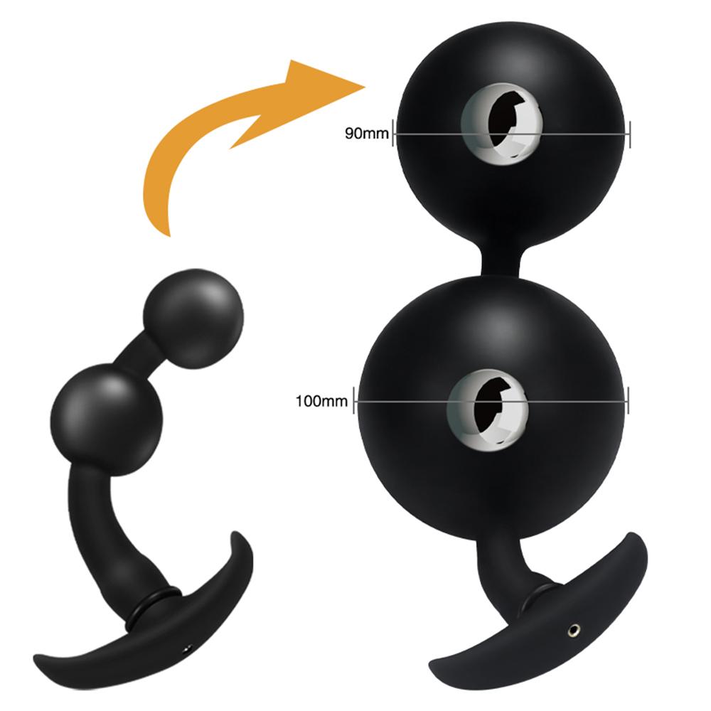 Wearable Anal Plug Inflate Big Buttplug Dildo Sex Toys For Women/Men Masturbators 18 Anal Toys Vaginal Anus Ball Bead Vibrating