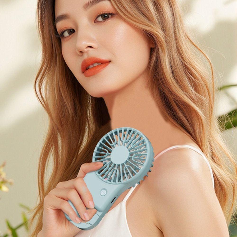 Mountaineering Hook Small Electric Fan Portable Cooling Fan Air Cooler  for Office Desk Student