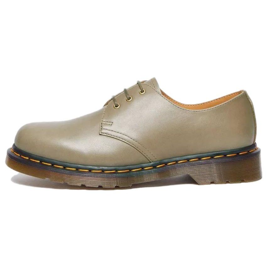 Dr. Martens 1461 Leather Simple Comfortable Versatile Casual Shoes Men Shoes Olive 30683352