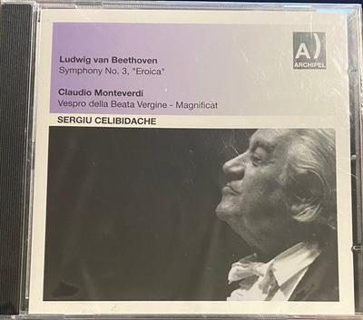 CD SERGIU CELIBIDACHE - Beethoven - Symphonie 3 Eroica, Clau ARPCD0432 Inselwüste C 2009 Europa Klassik Gebraucht