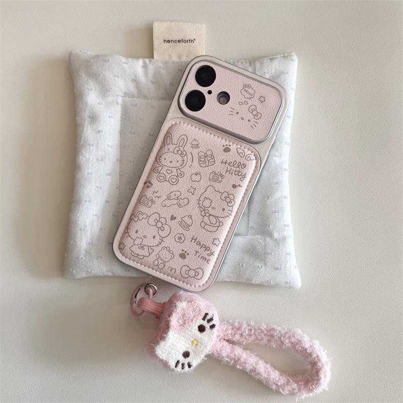 Hello Kitty Heart iPhone Case for 17 Pro Max / 16 / 15 / 14 - Girly Daily Use Edition