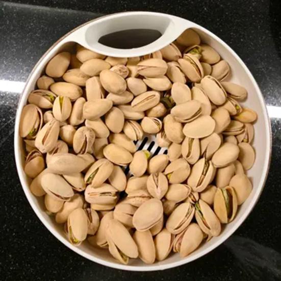 3D-gedruckte Nuss-Samen-Schale Doppellagige Snackplatte mit Schalenfach Früchte