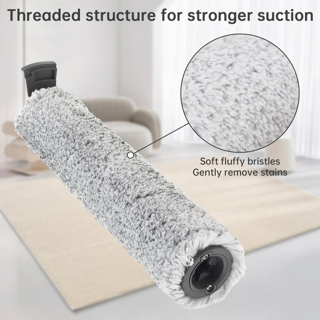 3882 Replacement Roller Brush & Filter, Compatible with OmniForce 3882/3883/OmniFind 3967F/3970F Vacuum Cleaner, 2 Rollers 2 Filter 1 Tool