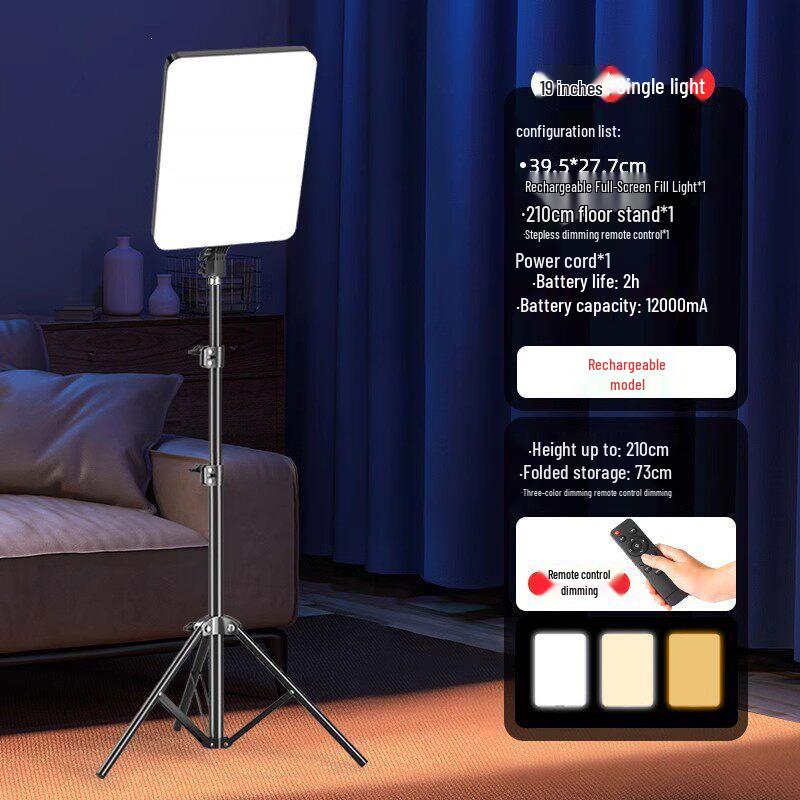 Professional LED Fill Light for Streaming, Broadcasting, Photography, and Beauty Enhancement