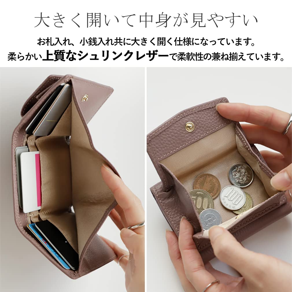 VITAFELICE Genuine Leather Square Mini Wallet for Anti-Skimming Women, Nsw-30065n (Yellow)