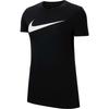 Dri-Fit Park Large Logo Crew Neck T-Shirt Women Tops Black CW6967-010