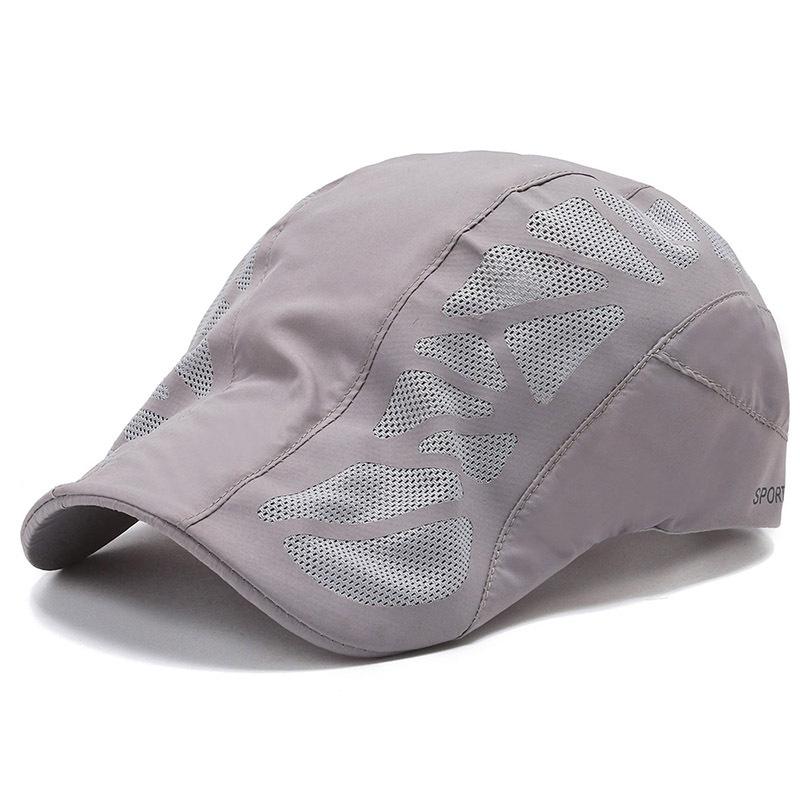 Men's hat summer new mesh hat casual forward hat outdoor cap sun protection beret hat