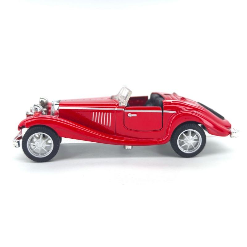 1PC 1:38 alloy classic car retro 500K car model static collection gift cake ornament
