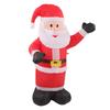 Christmas Inflatable Santa Waterproof Tear Resistance Inflatable Santa Decoration with LED Lights
