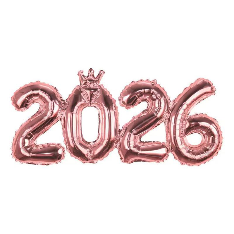 2026 New Year'S Party Decoration Balloons Festival Atmosphere Celebrate Holiday Decorations