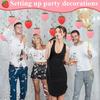 36 PCS Strawberry Hanging Swirl Banner, Strawberries Party Decorations Berry Theme First Birthday Hanging Swirl Ceiling Strawberries Birthday Banners