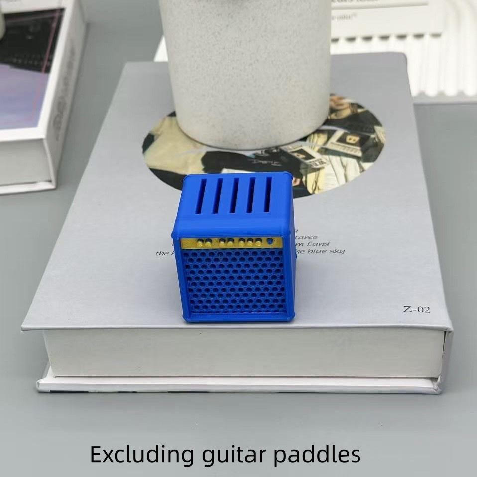 3D-gedruckter tragbarer Gitarrenplektrumhalter Wasserdichter staubdichter Gitarrenplektrum-Organizer Plektrum-Aufbewahrung und Vitrine Geschenke