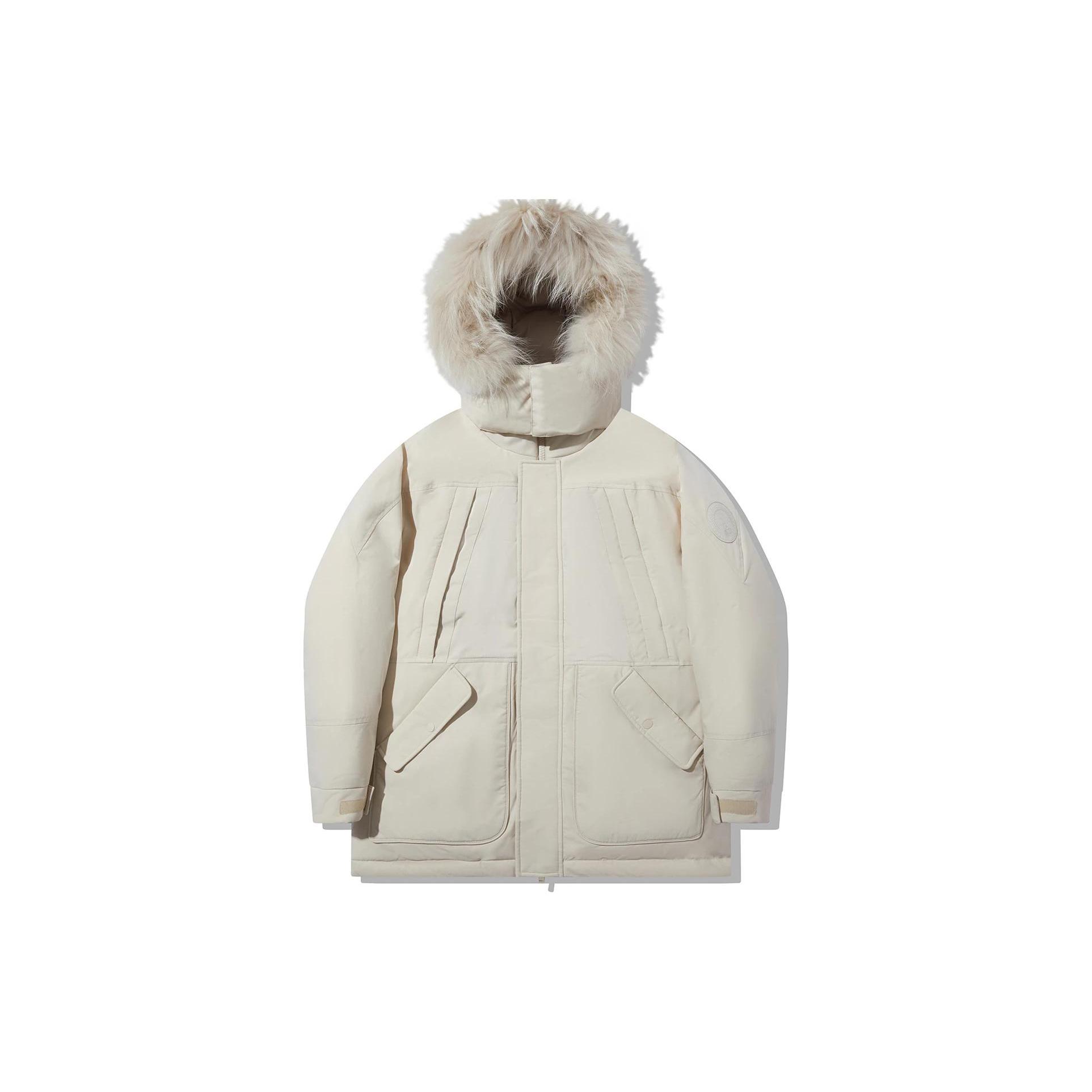 Li Ning Down Jacket Men s Oat Gray AYMT037-1 L