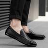 Spring and Autumn Lightweight Loafer Doudou Shoes Casual Fashion Driving Shoes Leather Shoes One Pedal Lazy Men's Shoes