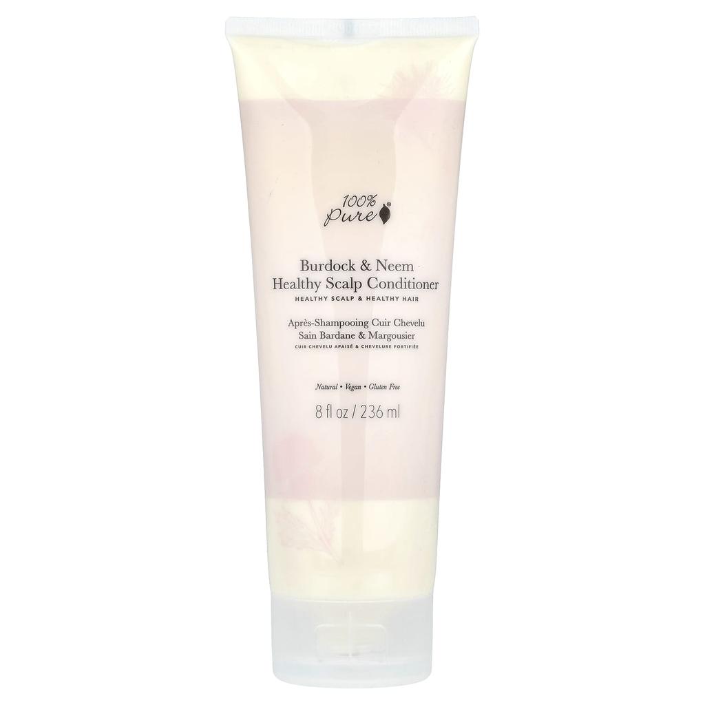 100% Pure, Burdock & Neem Healthy Scalp Conditioner, 236Ml(8Fl Oz)
