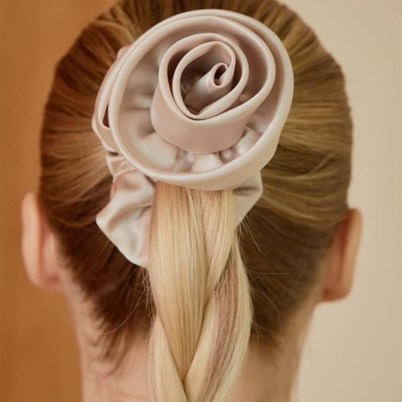 

хиш роуз резинка-скранчи - бежевый beige