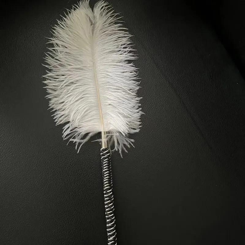Flirting clitoris Tickle feather Erotic Whip Spanking Adult Sex toys for Women Product Teasering Nipple Erotic Accessory