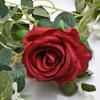 Imitation Eucalyptus Leaves Rattan Silk Roses Fake Flowers Vines Garden Balcony Living Room Decoration Artificial Rose Vine