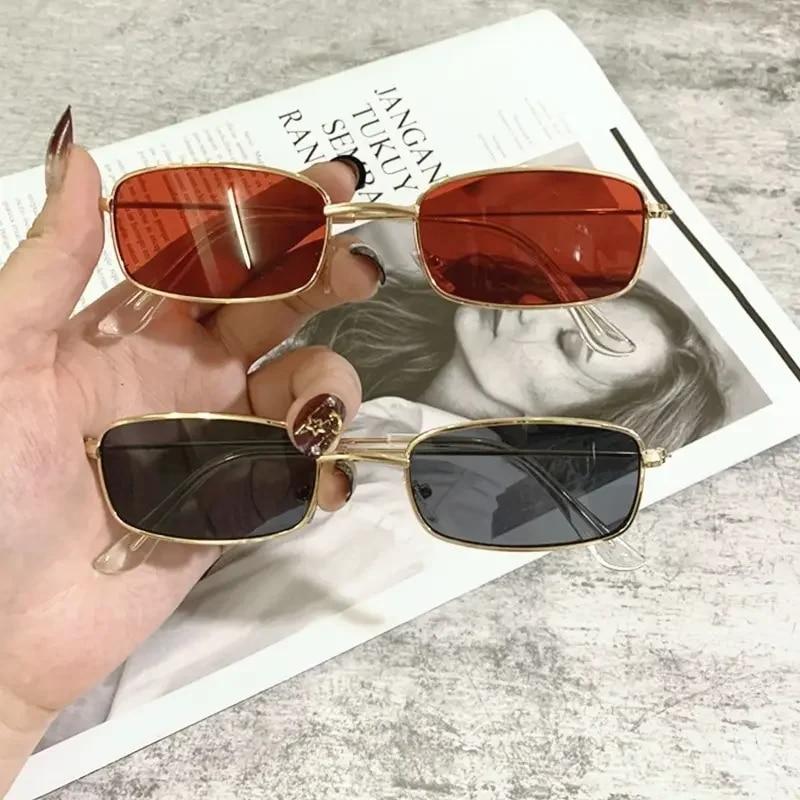 Okulary dla Kobiet Moda Vintege Metalowe Kocie Oko Okulary Przeciwsłoneczne Styl Koreański Retro UV400 Damskie Okulary Przeciwsłoneczne Letnie Okulary Uliczne