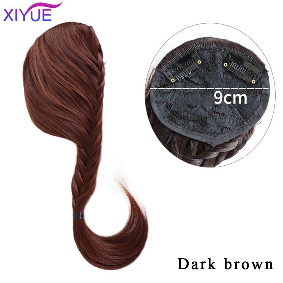 Synthetic Headband Bangs Extension Fake Hair Blunt Fringe