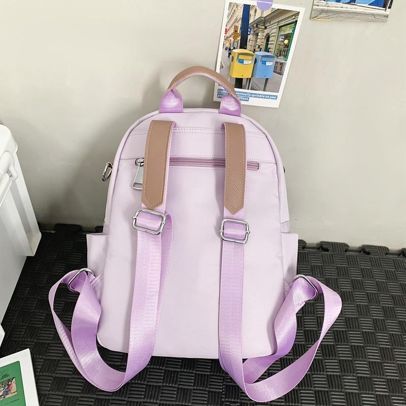 School bag ins fashion travel lightweight backpack Korean version college student class school bag casual versatile backpack