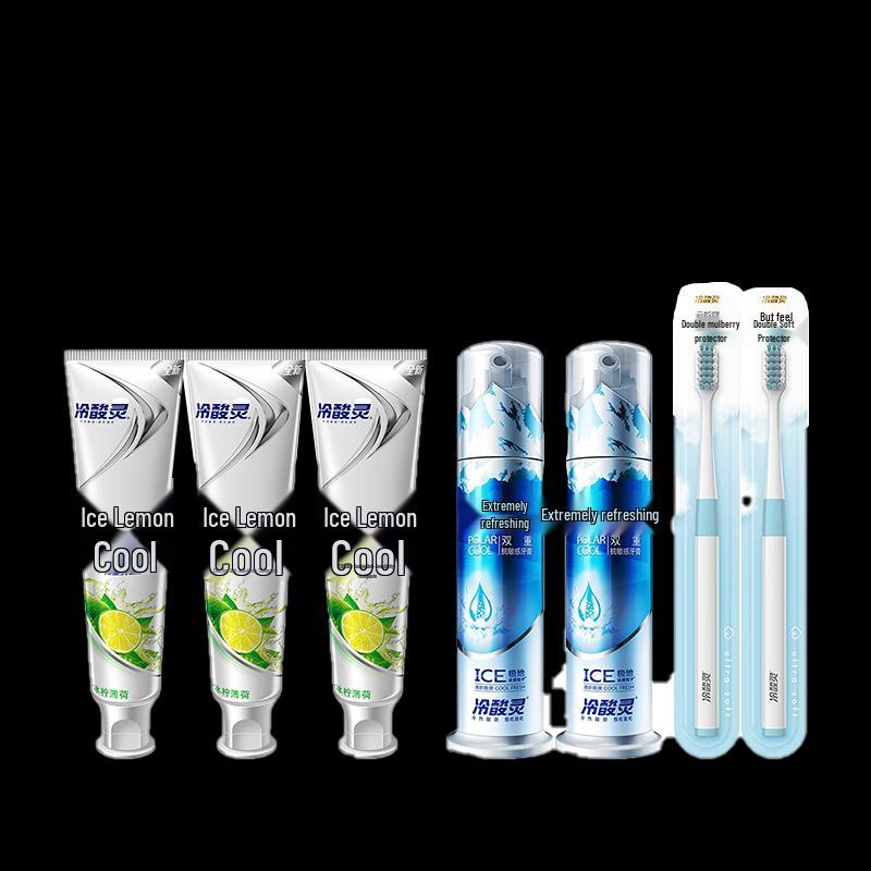 Lengshuanling Dual Anti-Sensitivity Toothpaste & Toothbrush Set