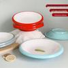 777 8.5-inch Two-Tone Melamine Square Plate