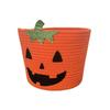Halloween Pumpkin Candy Collection Basket for Kids or Storage